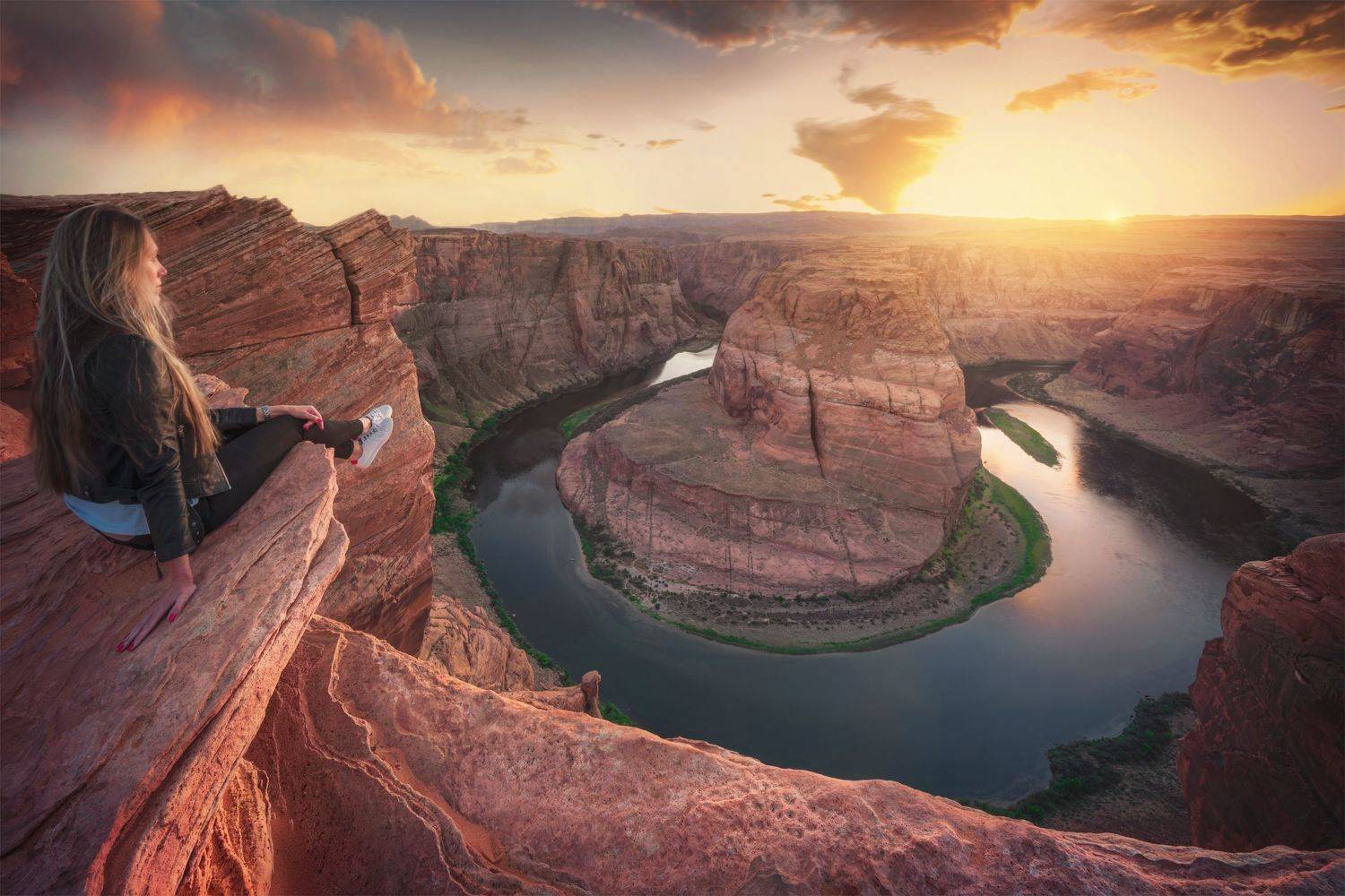 Horseshoe Band Colorado - My, USA, Arizona, Colorado, Nature, Travels, beauty, The photo, Beautiful view