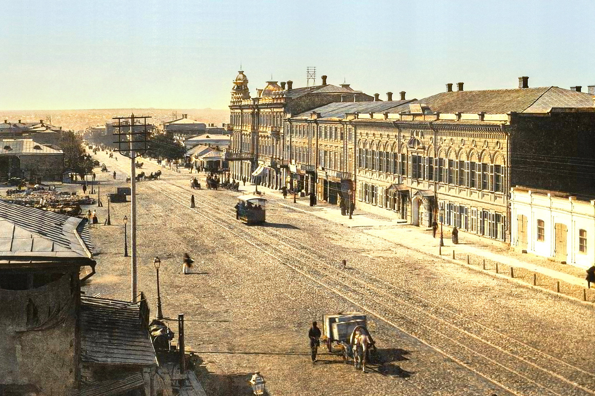 Life and views of Rostov-on-Don in pre-revolutionary Russia. 20 colorized photographs - My, Historical photo, Old photo, History, Rostov-on-Don, 19th century, 20th century, Colorization, Российская империя, Longpost