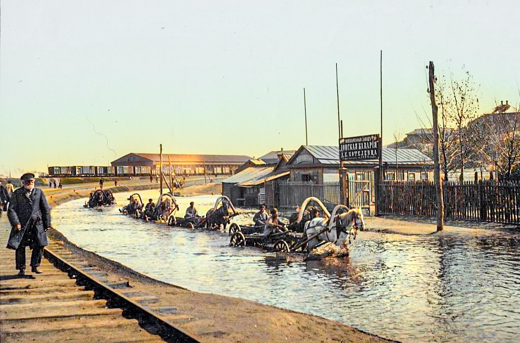 Life and views of Rostov-on-Don in pre-revolutionary Russia. 20 colorized photographs - My, Historical photo, Old photo, History, Rostov-on-Don, 19th century, 20th century, Colorization, Российская империя, Longpost