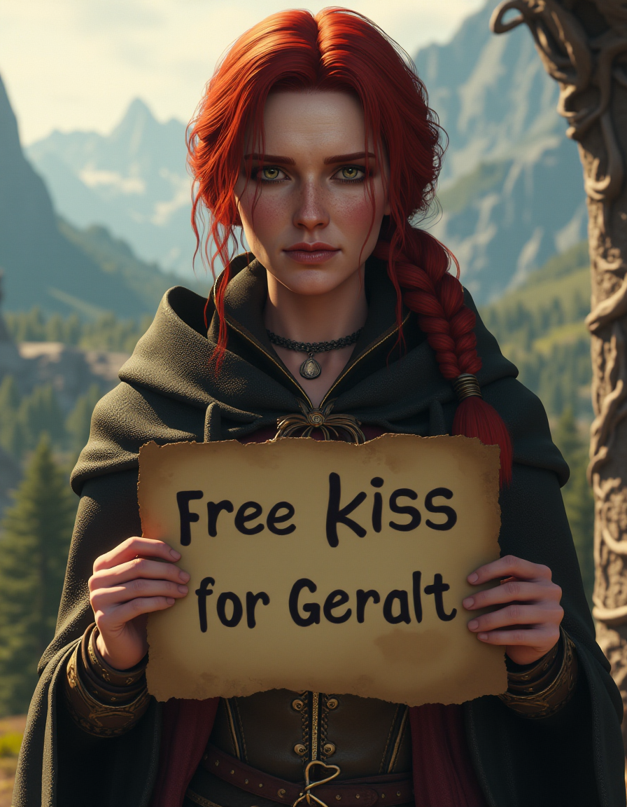 Signs - My, Ciri, Triss Merigold, Yennefer, The Witcher 3: Wild Hunt, Stable diffusion, Neural network art, Girls, Flux, Longpost