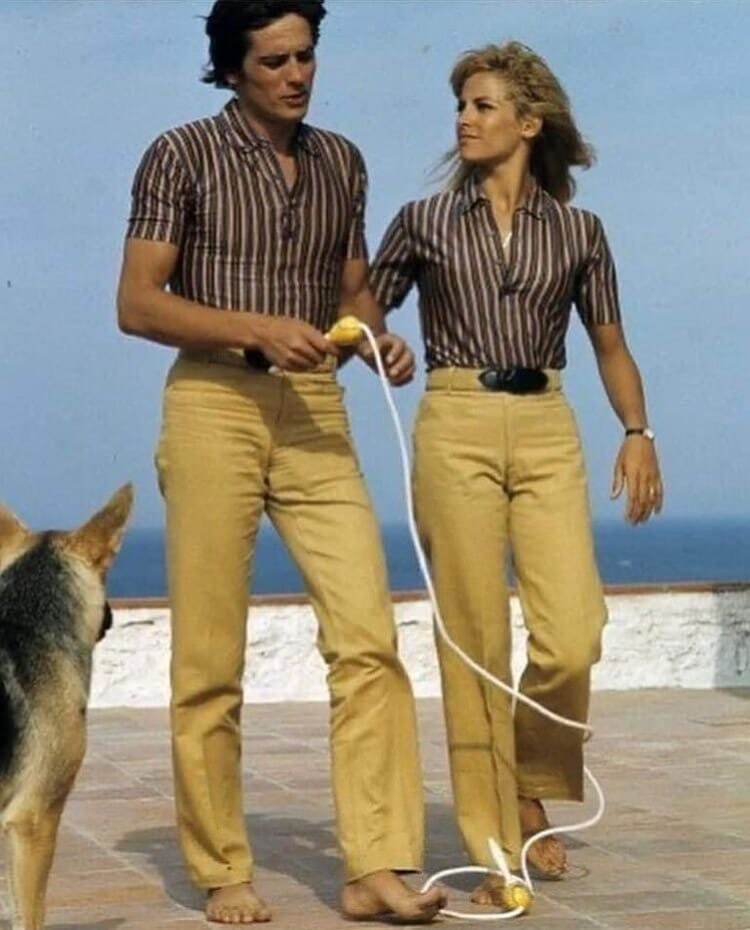 Allen Delon on holiday with his family. Saint-Tropez, 1966 - The photo, Alain Delon, Actors and actresses, France, Saint-Tropez, 1966, Longpost