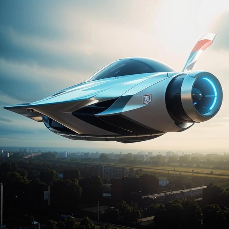 From the realm of fantasy. Russian flying car - Space fiction, Science fiction, Universe, Planet Earth, Spaceship, Mars, Space, Planet, Aliens, Astrophysics