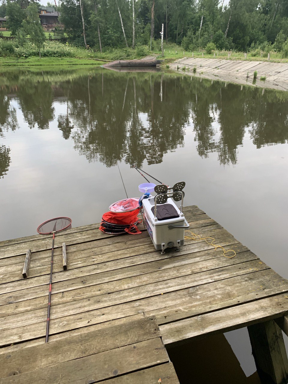 What does your workplace look like when fishing? :) - Picture with text, Fishing, Hobby, The photo