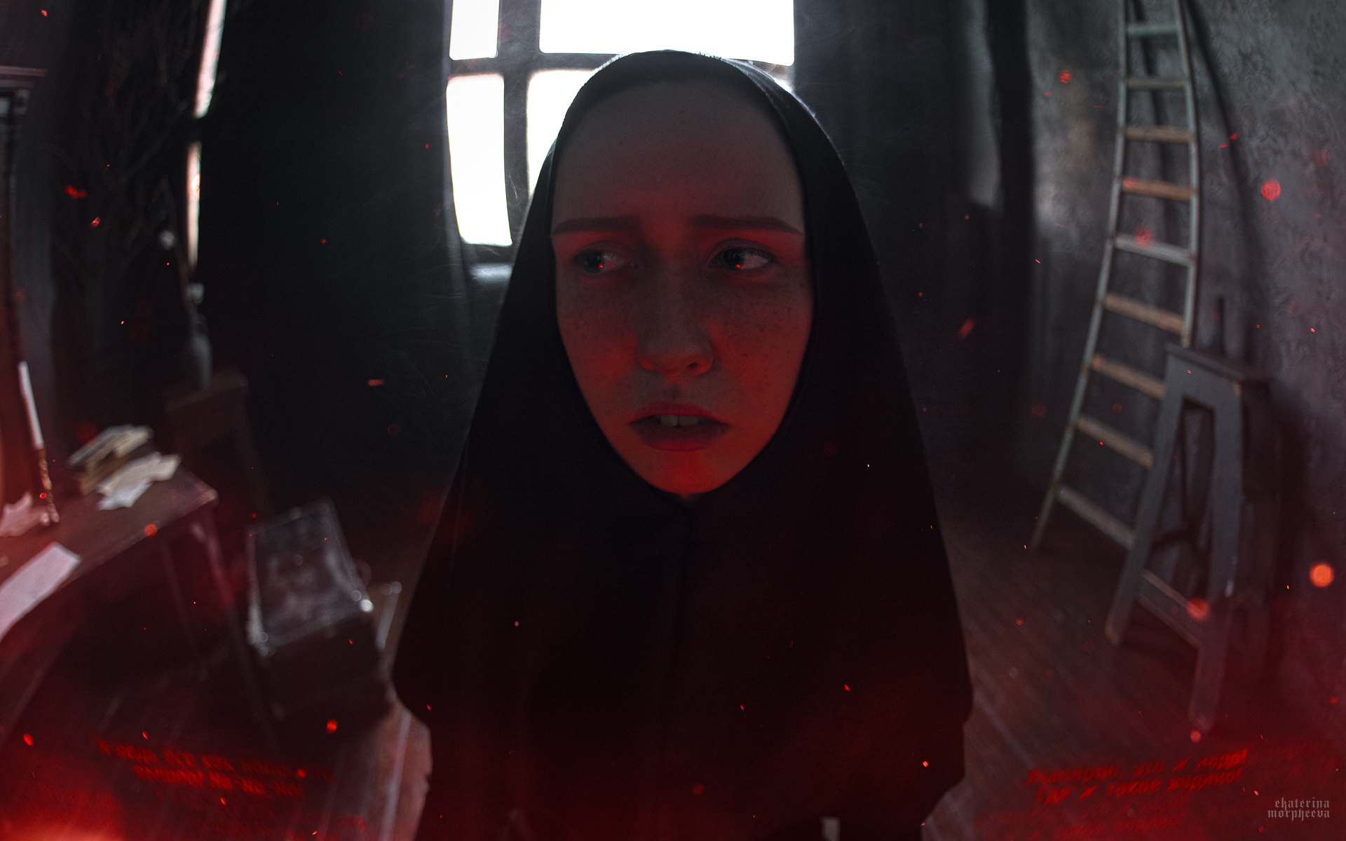 Indica cosplay - My, The photo, Cosplay, Cosplayers, Indica, 11bitstudios, Games, Nun, Longpost