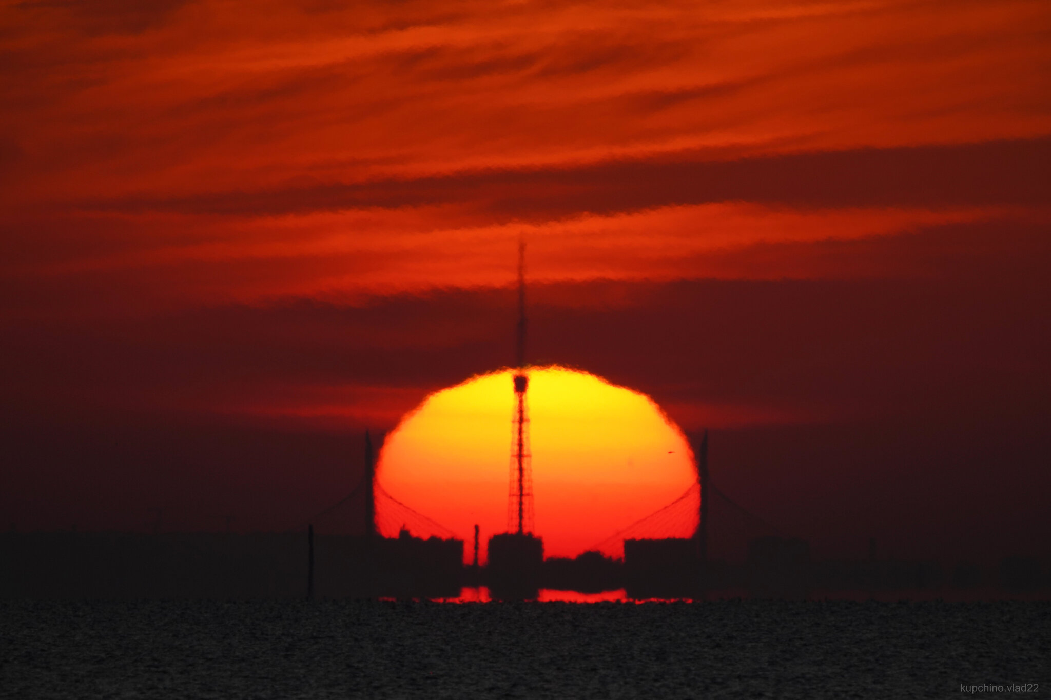 Sunrise over St. Petersburg and the Gulf of Finland - My, The photo, Saint Petersburg, Sunrise, The Gulf of Finland, Video, Soundless, Longpost