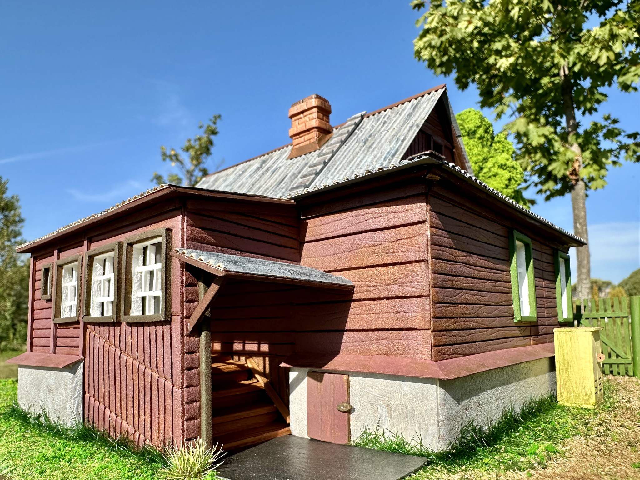 Holidays in Moscow Region - My, Holidays, Grandmother, Childhood, Layout, Handmade, Village, House in the village, Longpost