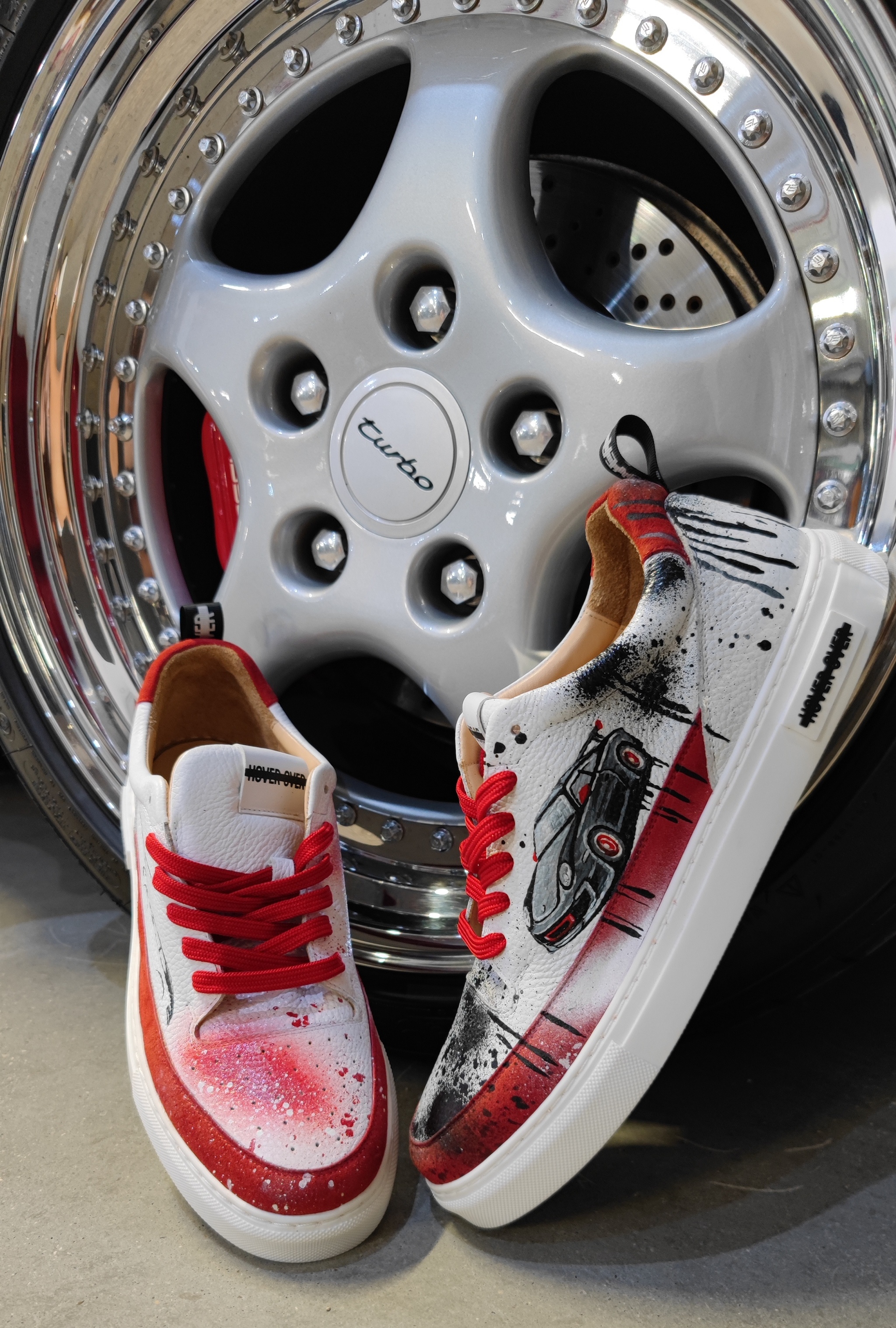 Sneakers with Porsche - My, Porsche, Motorists, Auto, Retro, Porsche 911, 911, Customization, Sneakers, Handmade, With your own hands, Turbo, Longpost