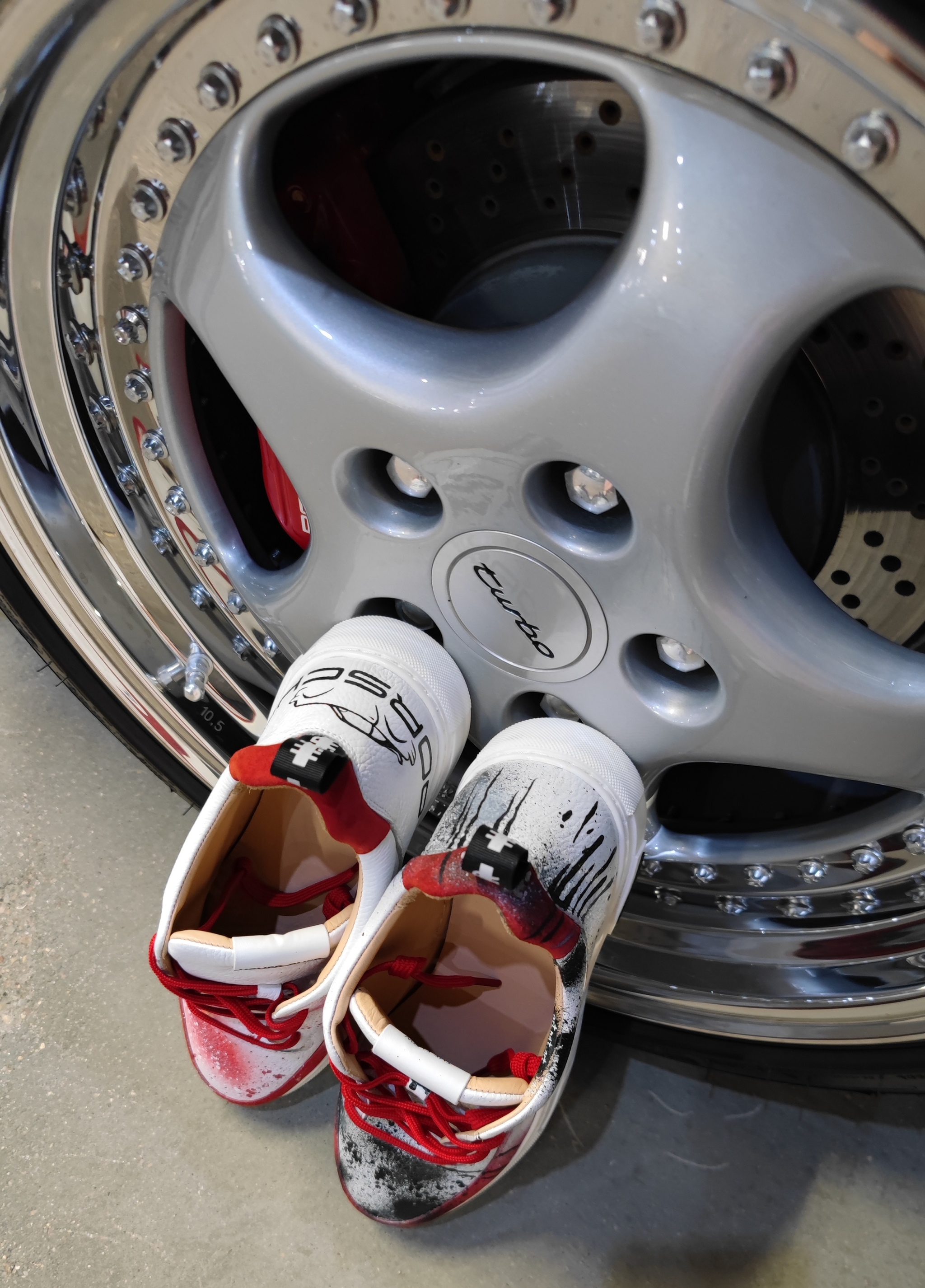 Sneakers with Porsche - My, Porsche, Motorists, Auto, Retro, Porsche 911, 911, Customization, Sneakers, Handmade, With your own hands, Turbo, Longpost