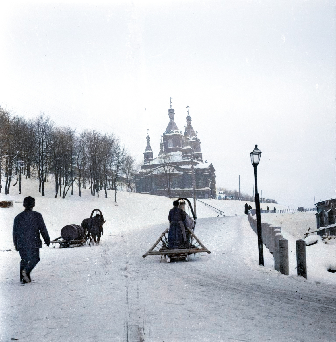 Life and views of Ufa in pre-revolutionary Russia. 20 colorized photographs - My, Historical photo, Old photo, History, Ufa, Bashkortostan, Colorization, Российская империя, 19th century, 20th century, Longpost