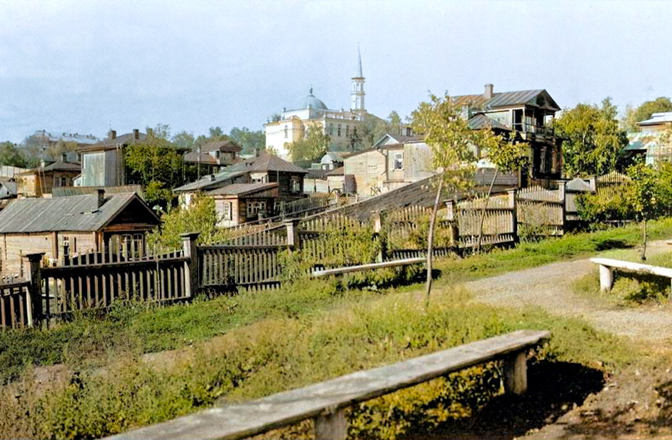 Life and views of Ufa in pre-revolutionary Russia. 20 colorized photographs - My, Historical photo, Old photo, History, Ufa, Bashkortostan, Colorization, Российская империя, 19th century, 20th century, Longpost