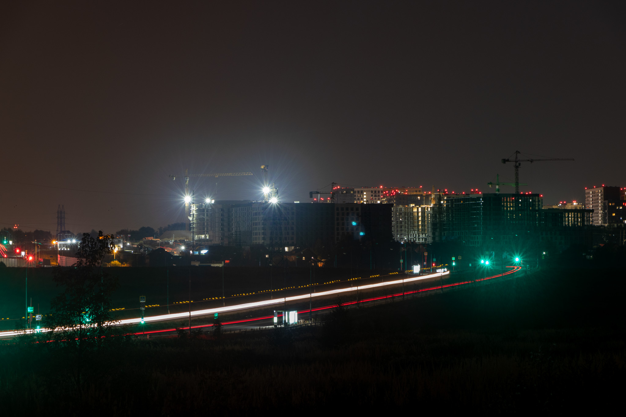 Long Exposure Night Roads - My, Night shooting, The photo, Street photography, Long exposure, Landscape, Longpost