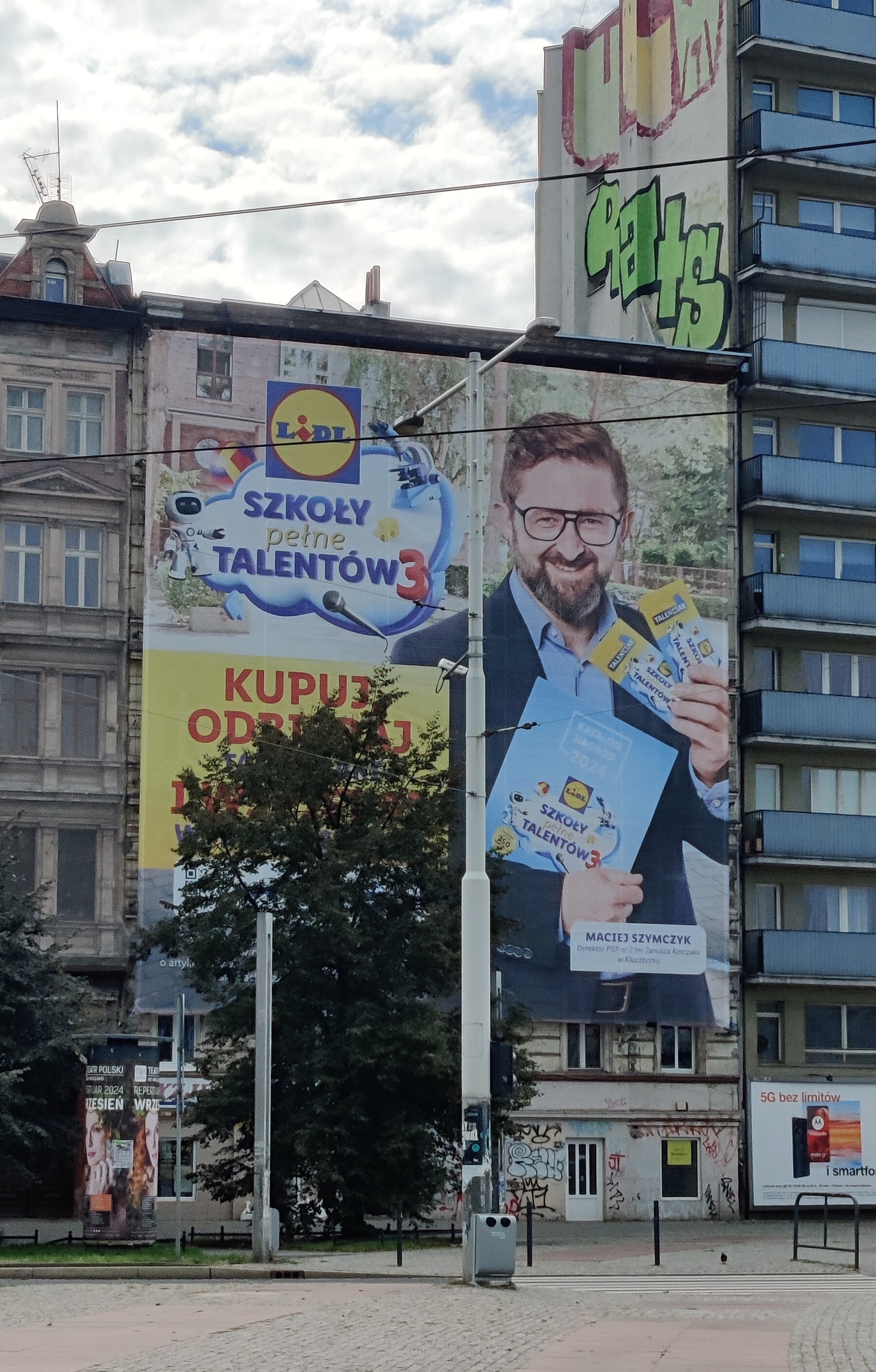 В Польше есть свой Дон-Дон - Моё, Польша, Рамзан Кадыров, Дон, Альтернативная история, Баннер, Уличная фотография