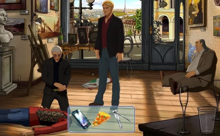 Why is Broken Sword a cult quest? In honor of the release of the updated version, we recall the entire series with its ups and downs - My, Angel of Death, Quest, Point and click, Computer, Ps One, GIF, Longpost