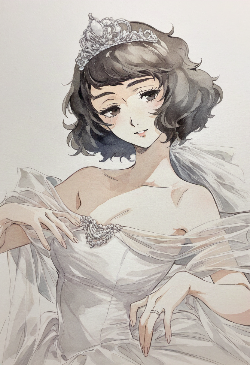 Continuation of the post Bride - Art, Anime, Anime art, Persona, Persona 5, Game art, Games, Neural network art, Kawakami Sadayo, Reply to post, Longpost