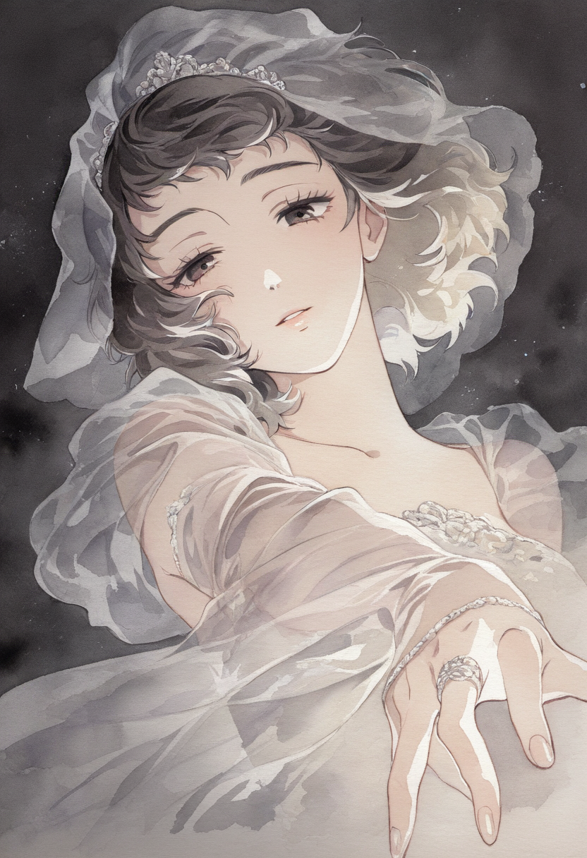 Continuation of the post Bride - Art, Anime, Anime art, Persona, Persona 5, Game art, Games, Neural network art, Kawakami Sadayo, Reply to post, Longpost