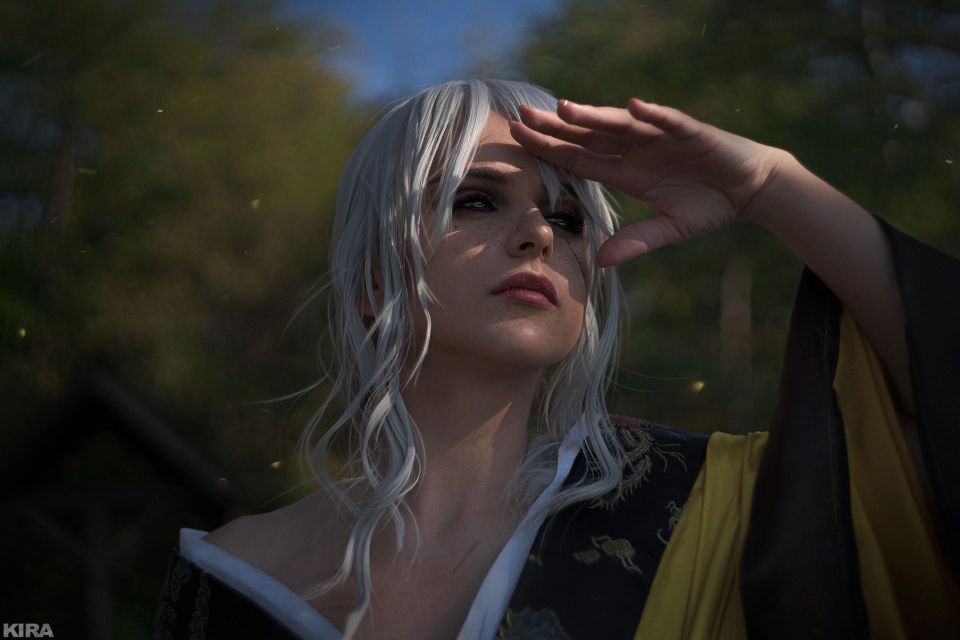 The Witcher 3: Wild Hunt - Ciri's Story: Hunting Yokai - Cosplay, Ciri, The Witcher 3: Wild Hunt, CD Projekt, Computer games, The photo, VKontakte (link), Longpost