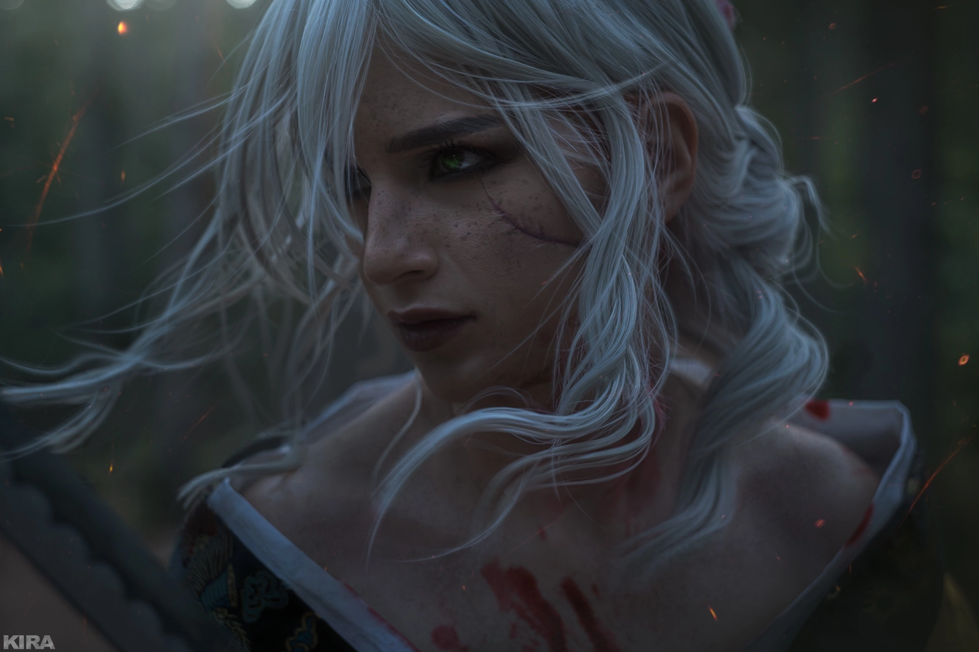 The Witcher 3: Wild Hunt - Ciri's Story: Hunting Yokai - Cosplay, Ciri, The Witcher 3: Wild Hunt, CD Projekt, Computer games, The photo, VKontakte (link), Longpost