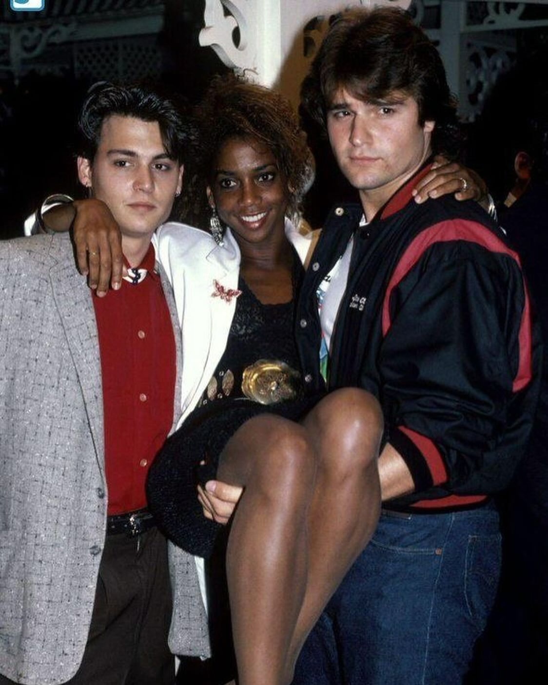 Johnny Depp during the filming of the TV series 21 Jump Street, 1987-1990 - Actors and actresses, Johnny Depp, Celebrities, Foreign serials, 80-е, 90th, The photo, Longpost