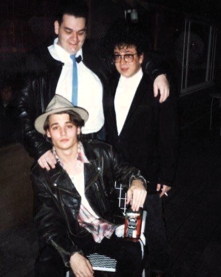 Johnny Depp during the filming of the TV series 21 Jump Street, 1987-1990 - Actors and actresses, Johnny Depp, Celebrities, Foreign serials, 80-е, 90th, The photo, Longpost