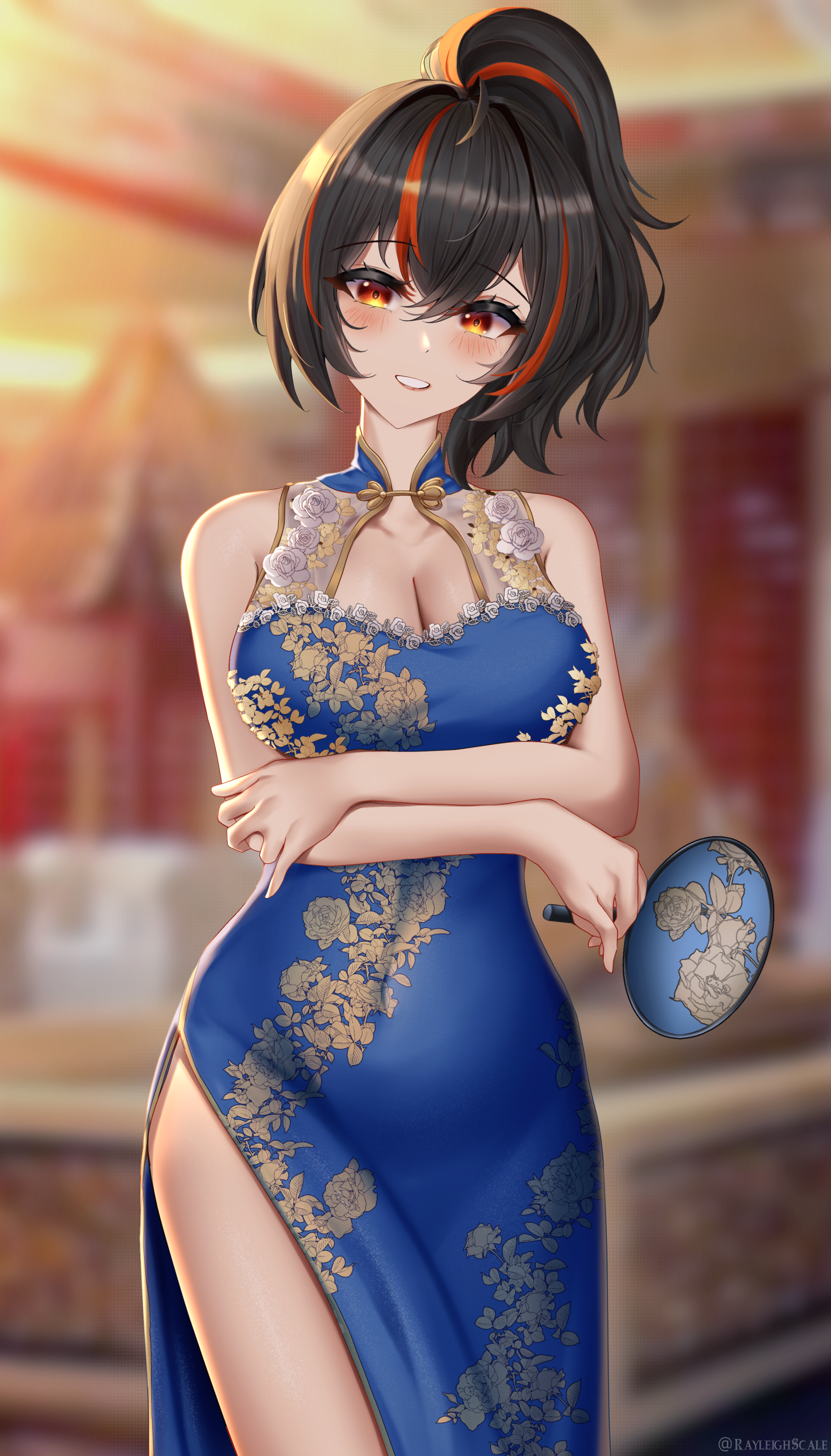 Zhu Yuan - Anime art, Anime, Zenless Zone Zero, Zhu Yuan (zzz), Qipao