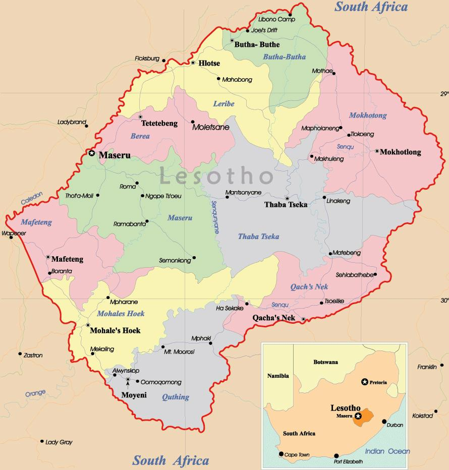 A state within a state. What country is inside South Africa? - My, History (science), Informative, Country, Africa, Longpost, Lesotho, Enclave