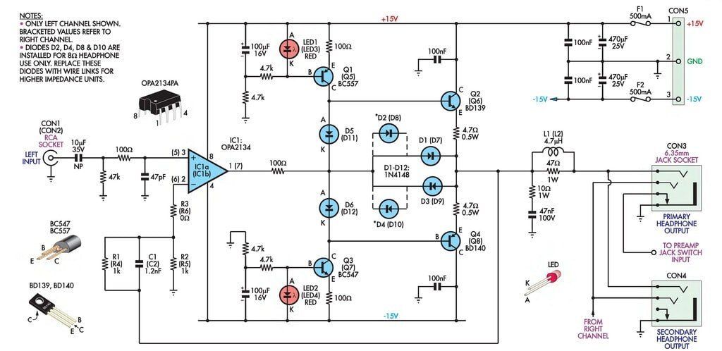 There was nothing to do, I got out the soldering iron in the evening. Headphone amplifier - My, Sound amplifier, Headphones, Operational amplifier, Transistor, Longpost