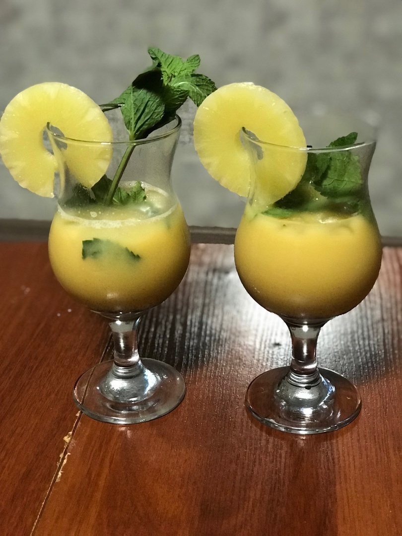 An exclusive recipe for a non-alcoholic cocktail from a neural network. Tropical Dawn - Cocktail, Soft drinks, Pineapple juice, Нейронные сети, Cooking, Recipe, Longpost