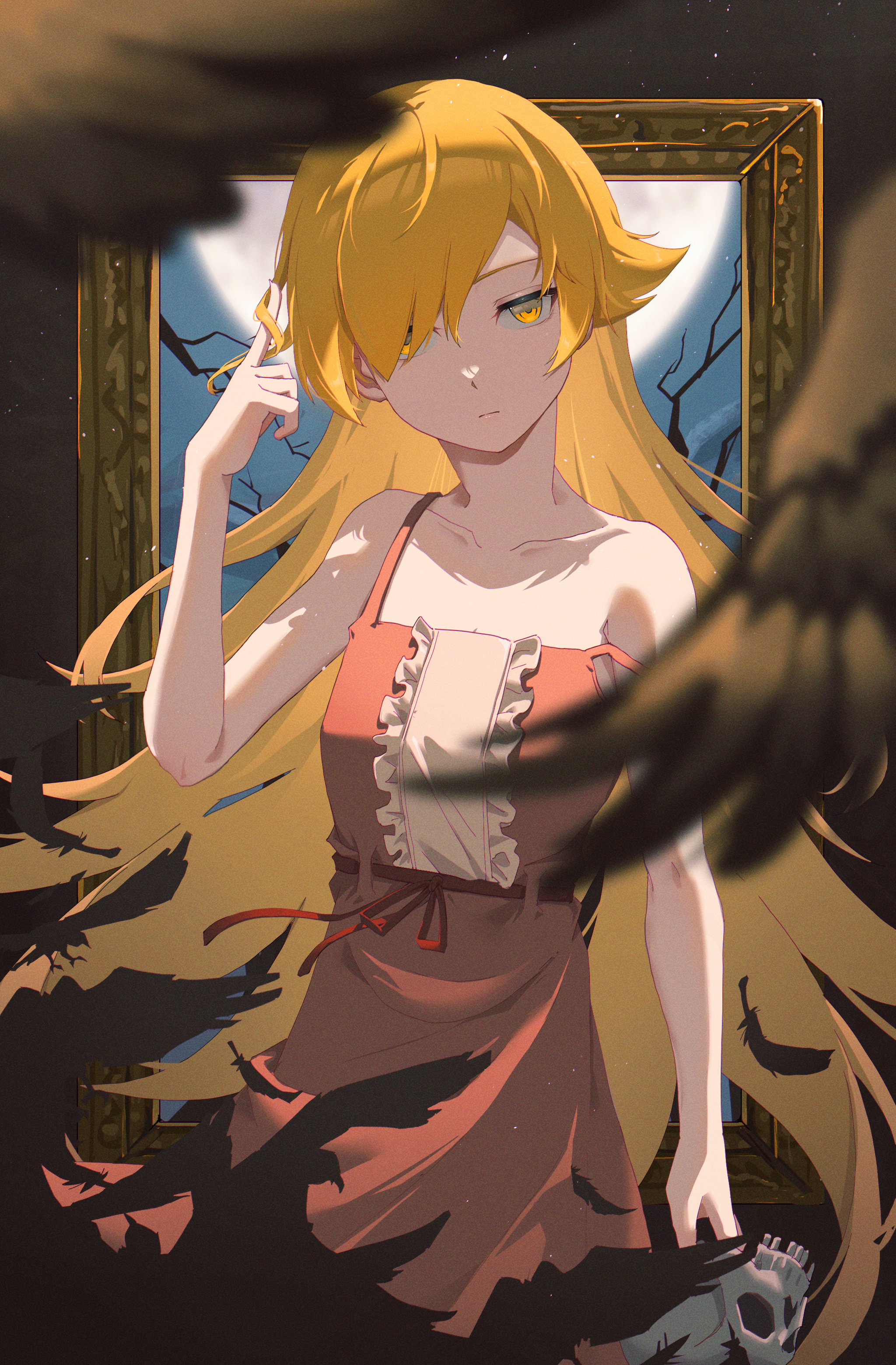 Shinobu Oshino - Monogatari series, Shinobu Oshino, Bakemonogatari, Anime Art, Аниме