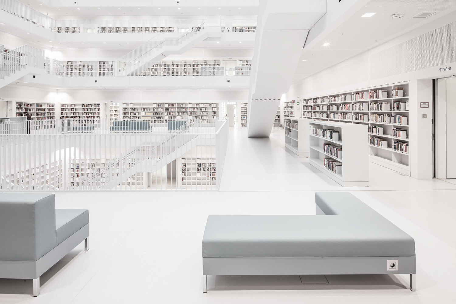 Cubic Library Stuttgart - Architecture, Building, Library, Stuttgart, Germany, Longpost