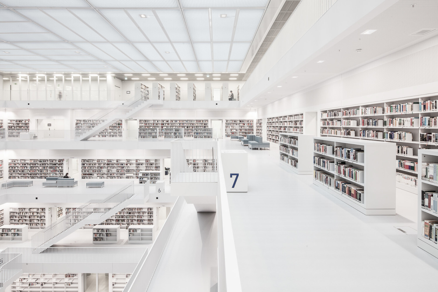 Cubic Library Stuttgart - Architecture, Building, Library, Stuttgart, Germany, Longpost