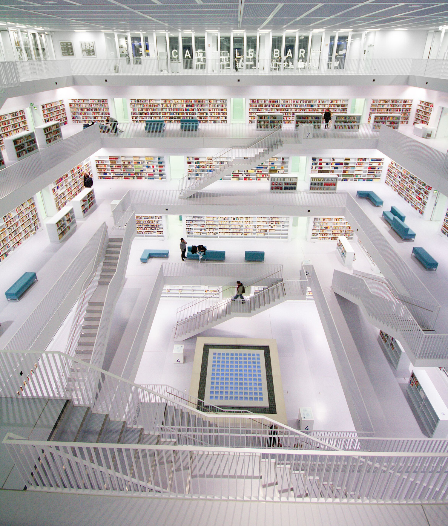 Cubic Library Stuttgart - Architecture, Building, Library, Stuttgart, Germany, Longpost