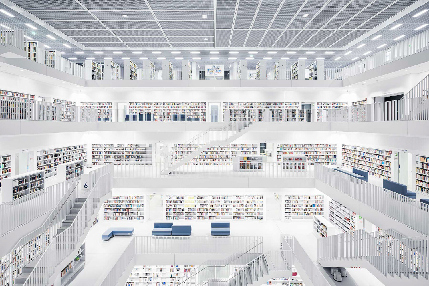 Cubic Library Stuttgart - Architecture, Building, Library, Stuttgart, Germany, Longpost