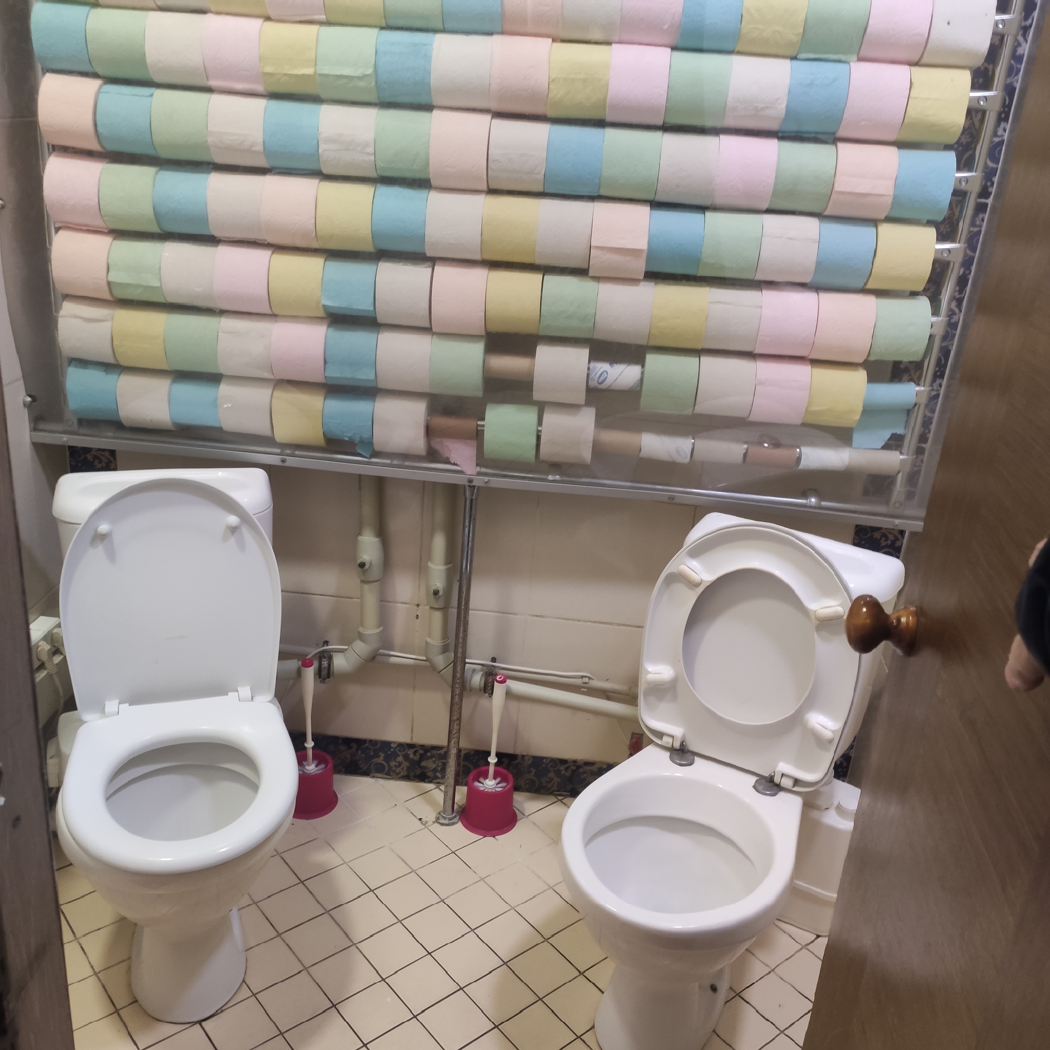 Double toilet in Cinnabon, Nizhny Novgorod - My, Nizhny Novgorod, Cinnabon, Toilet