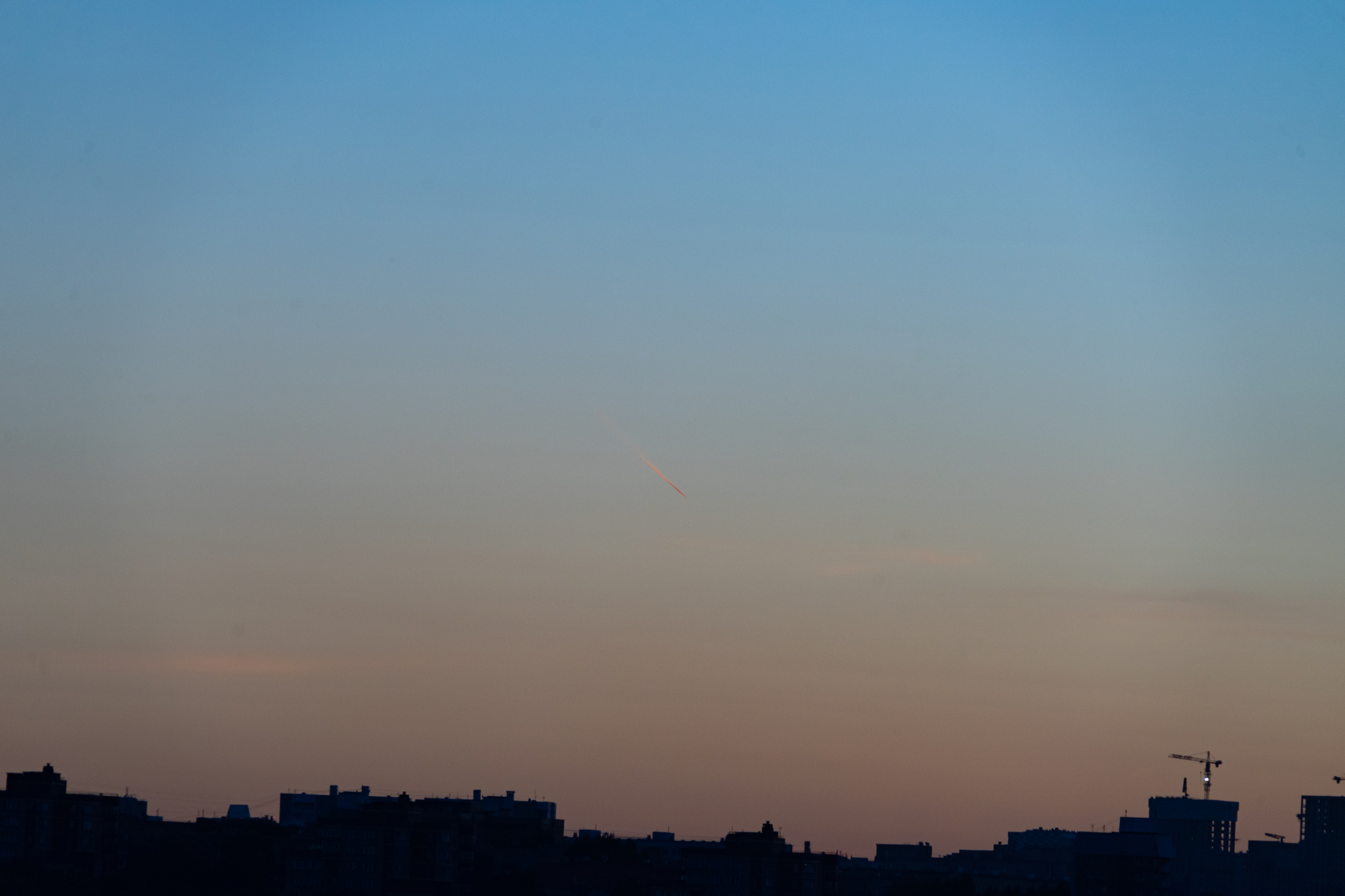 Meteorite over Moscow? 09.23.24 18:15 - My, Astrophoto, Meteorite, Sunset, Observation, Moscow, Longpost