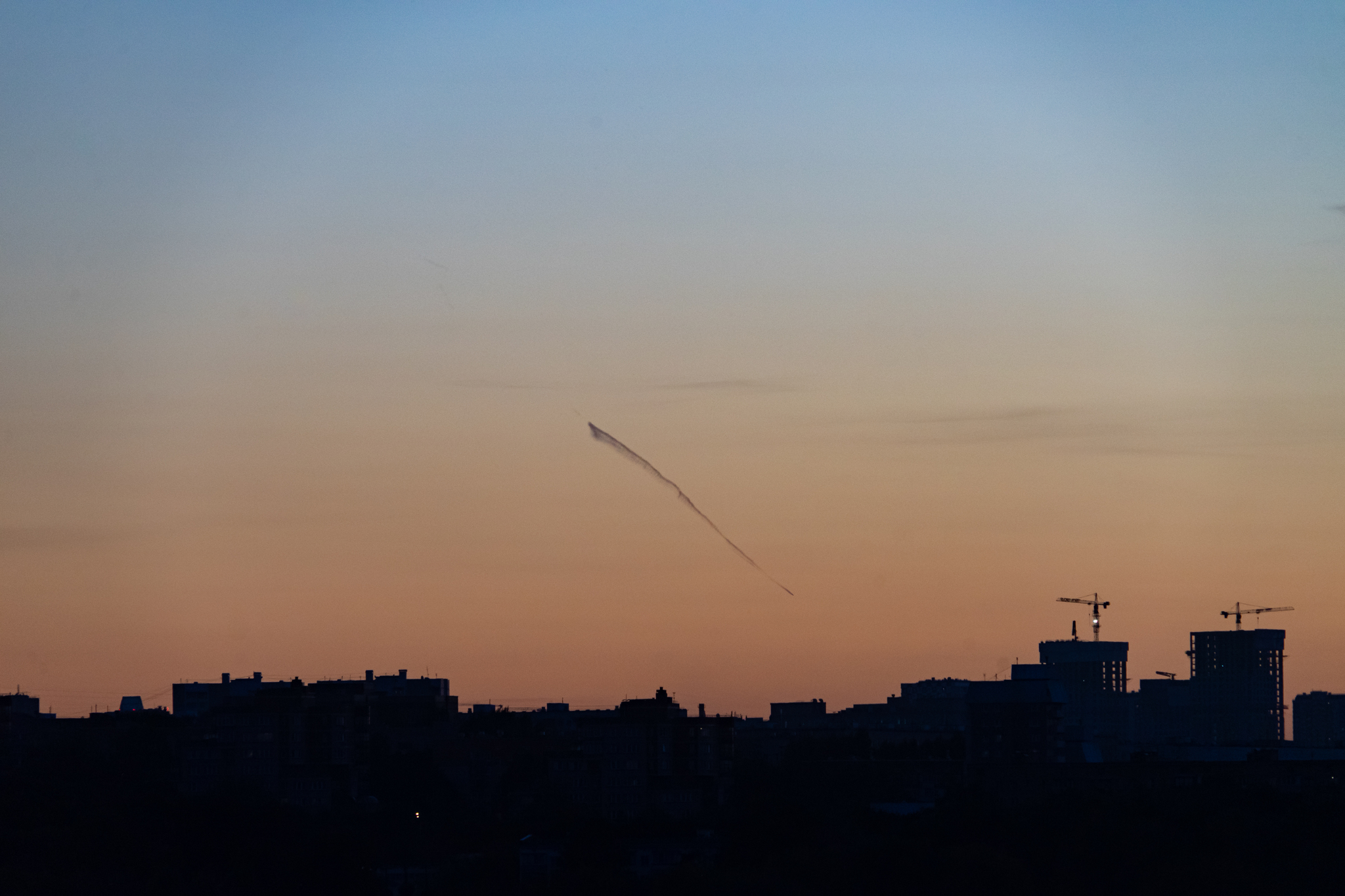 Meteorite over Moscow? 09.23.24 18:15 - My, Astrophoto, Meteorite, Sunset, Observation, Moscow, Longpost