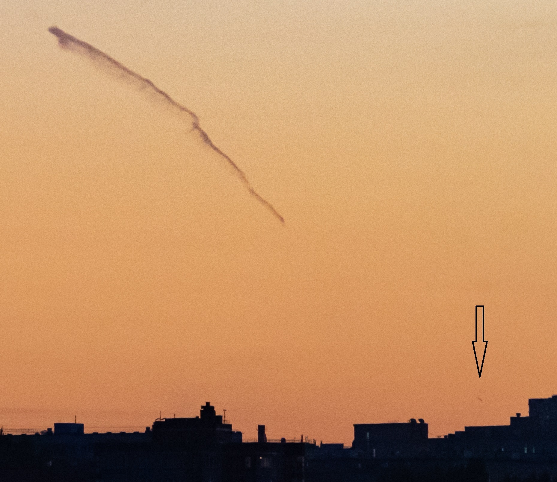 Meteorite over Moscow? 09.23.24 18:15 - My, Astrophoto, Meteorite, Sunset, Observation, Moscow, Longpost