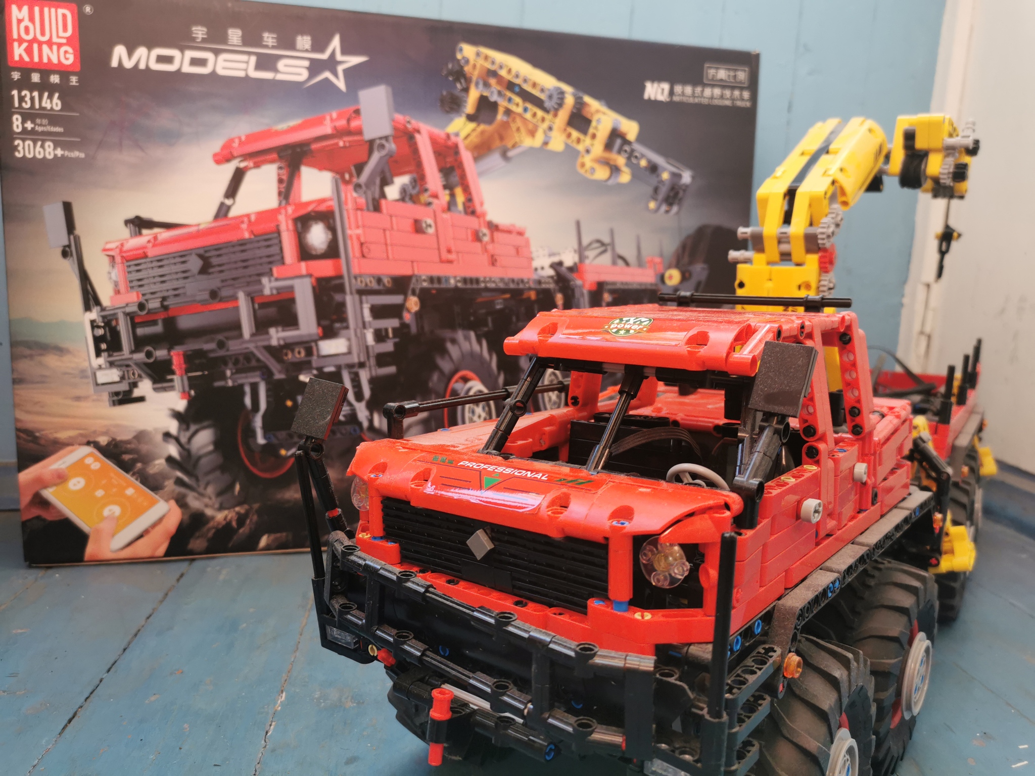 Обзор Mould King 13146 - огромного лесовоза с прицепом - Моё, LEGO technic, LEGO, Mould King, Длиннопост