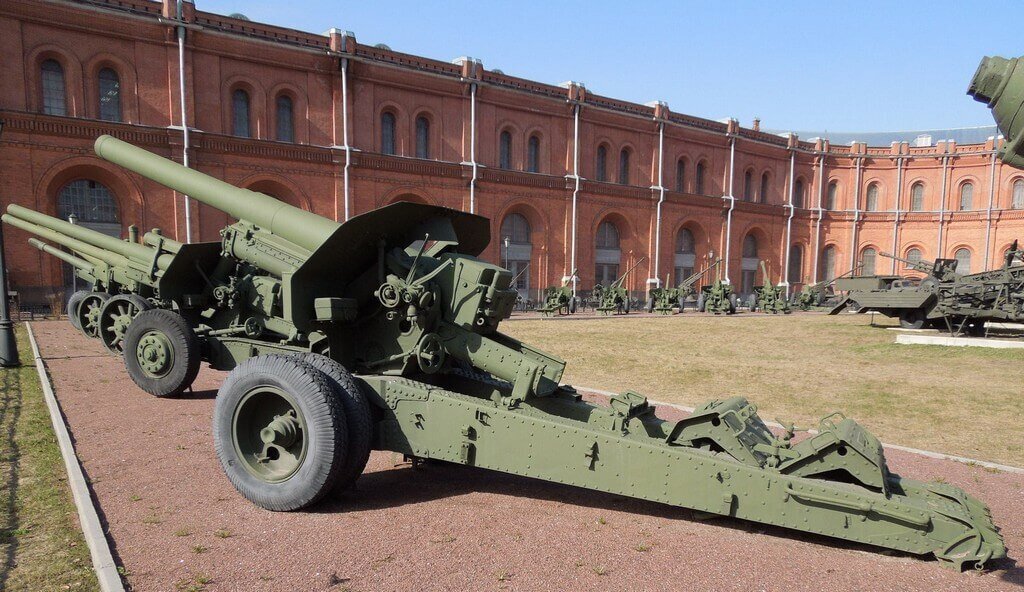 A gun from Petropavlovka. 152 mm howitzer mod. 1938 (M-10) - My, Artillery, Armament, Military equipment, Army, History of weapons, Made in USSR, Military history, Longpost