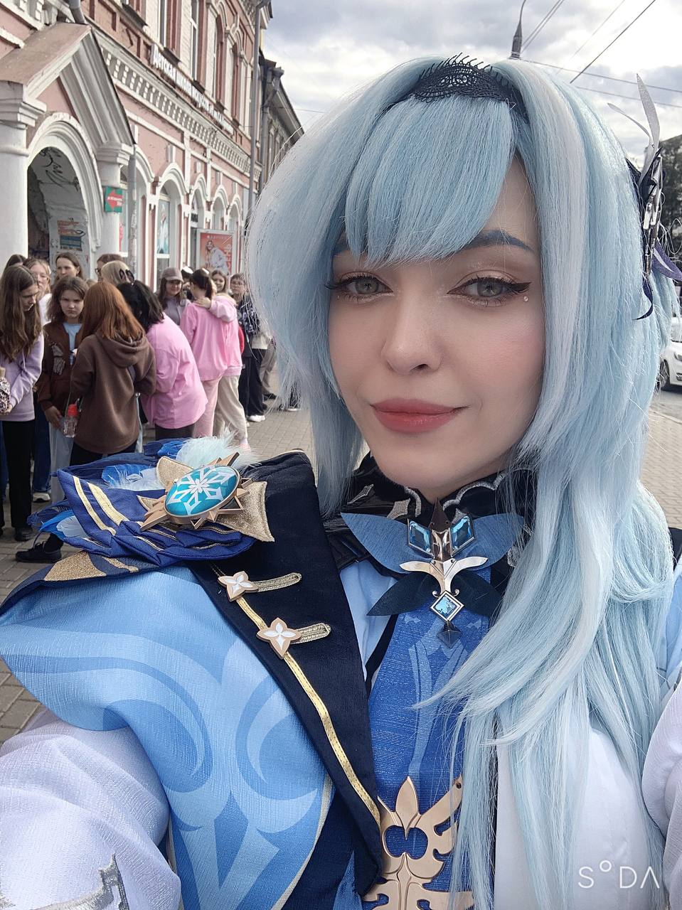 We worked at the opening of a cafe in cosplay! - My, Cosplay, The photo, Cosplayers, Genshin impact, Eula (Genshin Impact), Diluc (Genshin Impact), Tartaglia (Genshin Impact), Keqing (Genshin Impact), Longpost