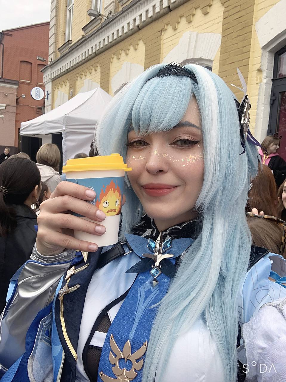 We worked at the opening of a cafe in cosplay! - My, Cosplay, The photo, Cosplayers, Genshin impact, Eula (Genshin Impact), Diluc (Genshin Impact), Tartaglia (Genshin Impact), Keqing (Genshin Impact), Longpost