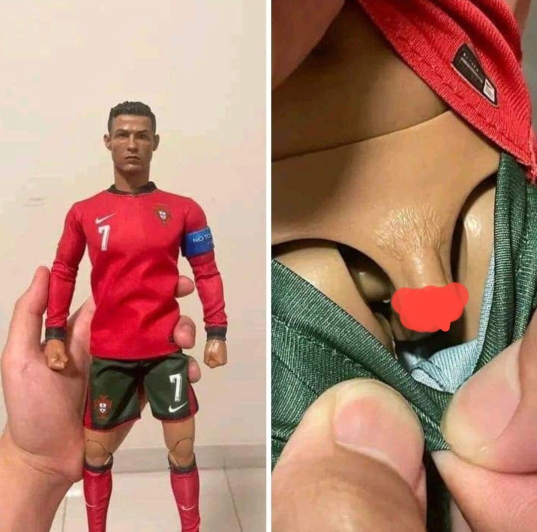 Cristiano Ronaldo figurine with maximum attention to detail - Creative, Toys, Cristiano Ronaldo, Trifle, Footballers, Humor, Telegram (link)