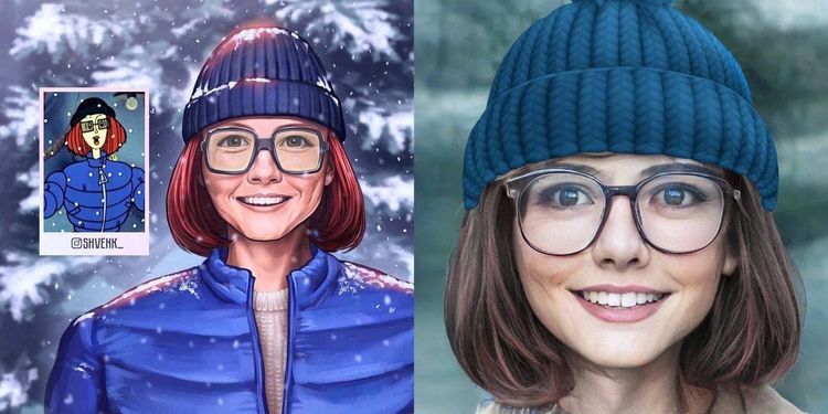 Neural network turns Soviet cartoon characters into people, showing how they might look in real life - Neural network art, Images, beauty, Longpost