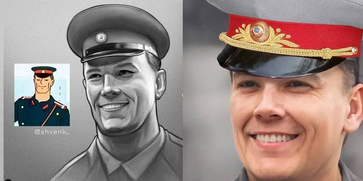 Neural network turns Soviet cartoon characters into people, showing how they might look in real life - Neural network art, Images, beauty, Longpost