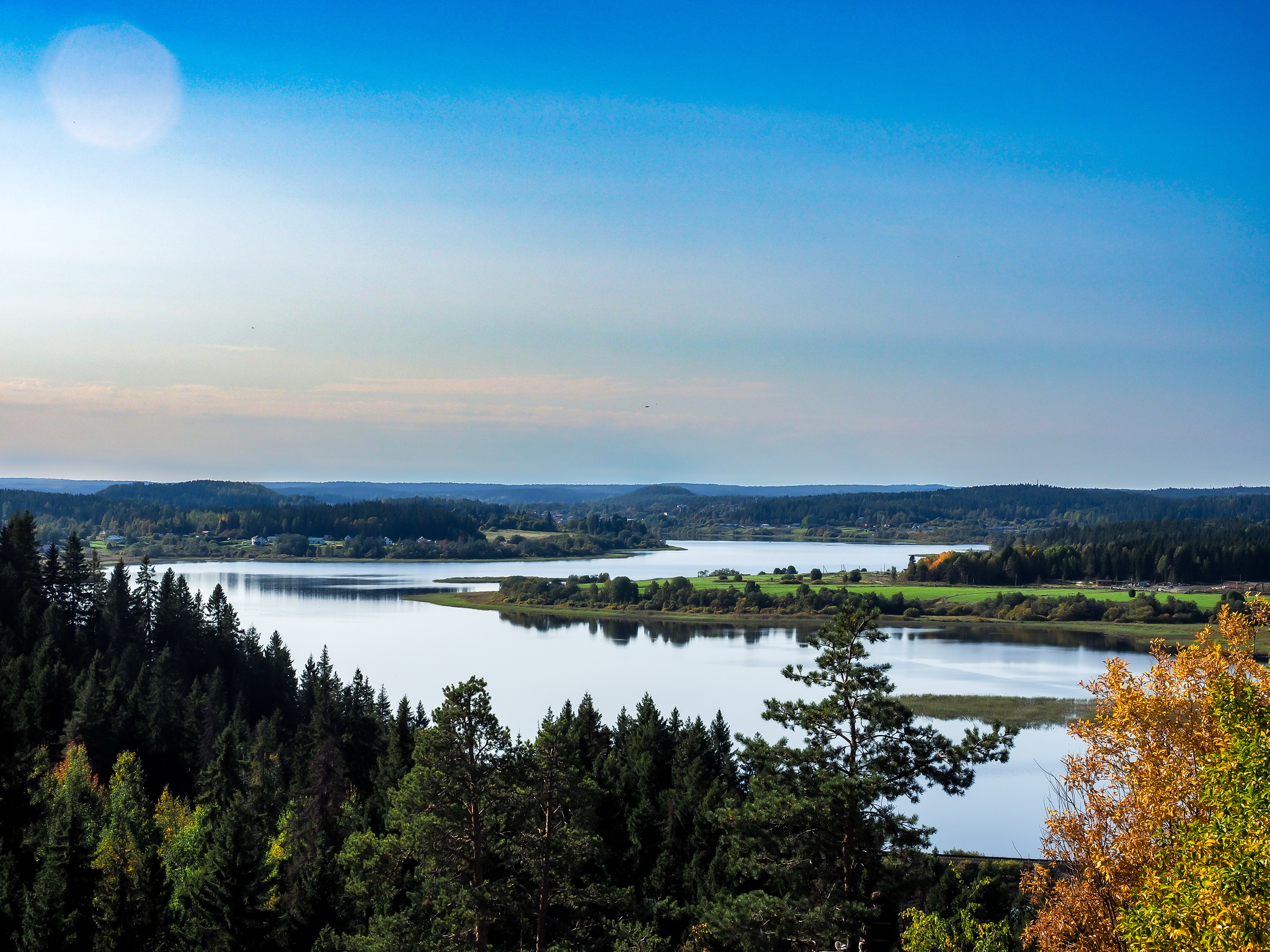 View from the town of Paaso (Karelia) - My, Карелия, Landscape, Olympus, Sortavala, Travel across Russia, The photo, The nature of Russia