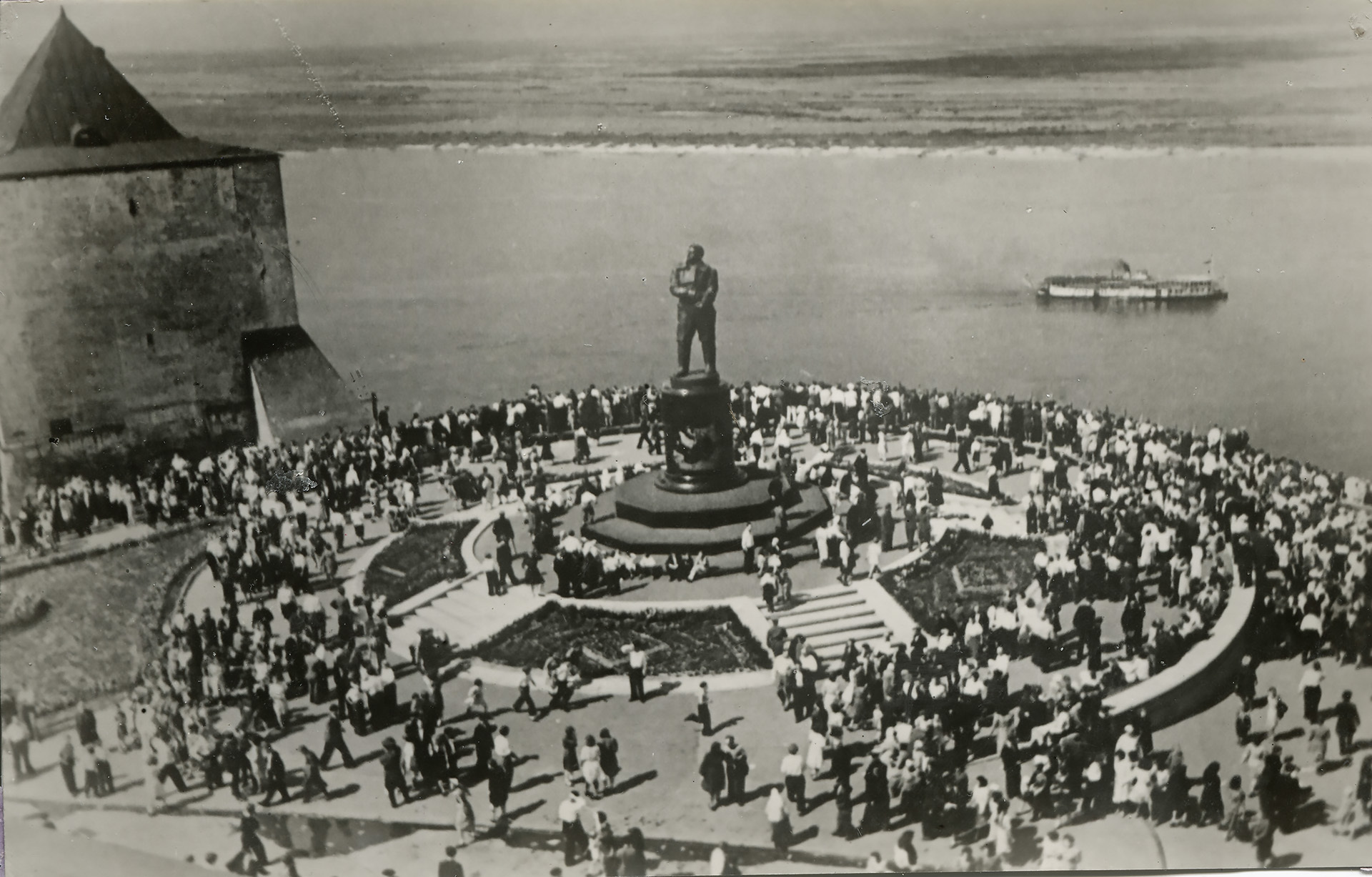 Город Горький, 1953 год - Нижний Новгород, Фотография, История города, Открытка, Длиннопост