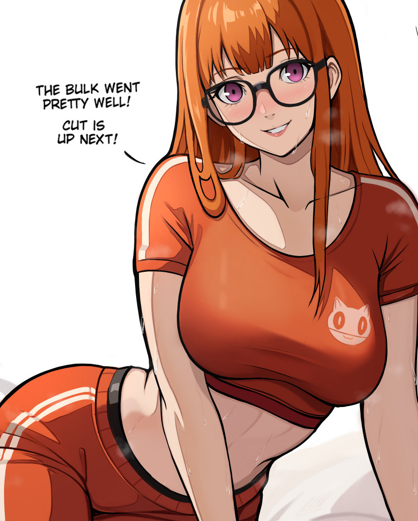 Futaba - Art, Anime, Anime art, Persona, Persona 5, Sakura futaba, Glasses, Longpost, Girl in glasses