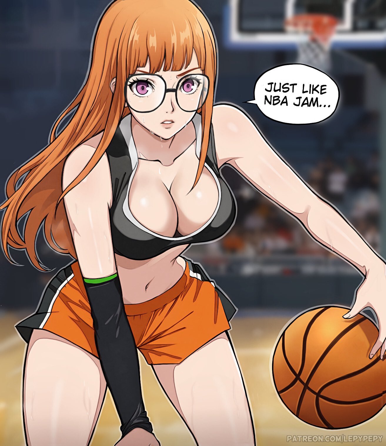 Futaba - Art, Anime, Anime art, Persona, Persona 5, Sakura futaba, Glasses, Longpost, Girl in glasses