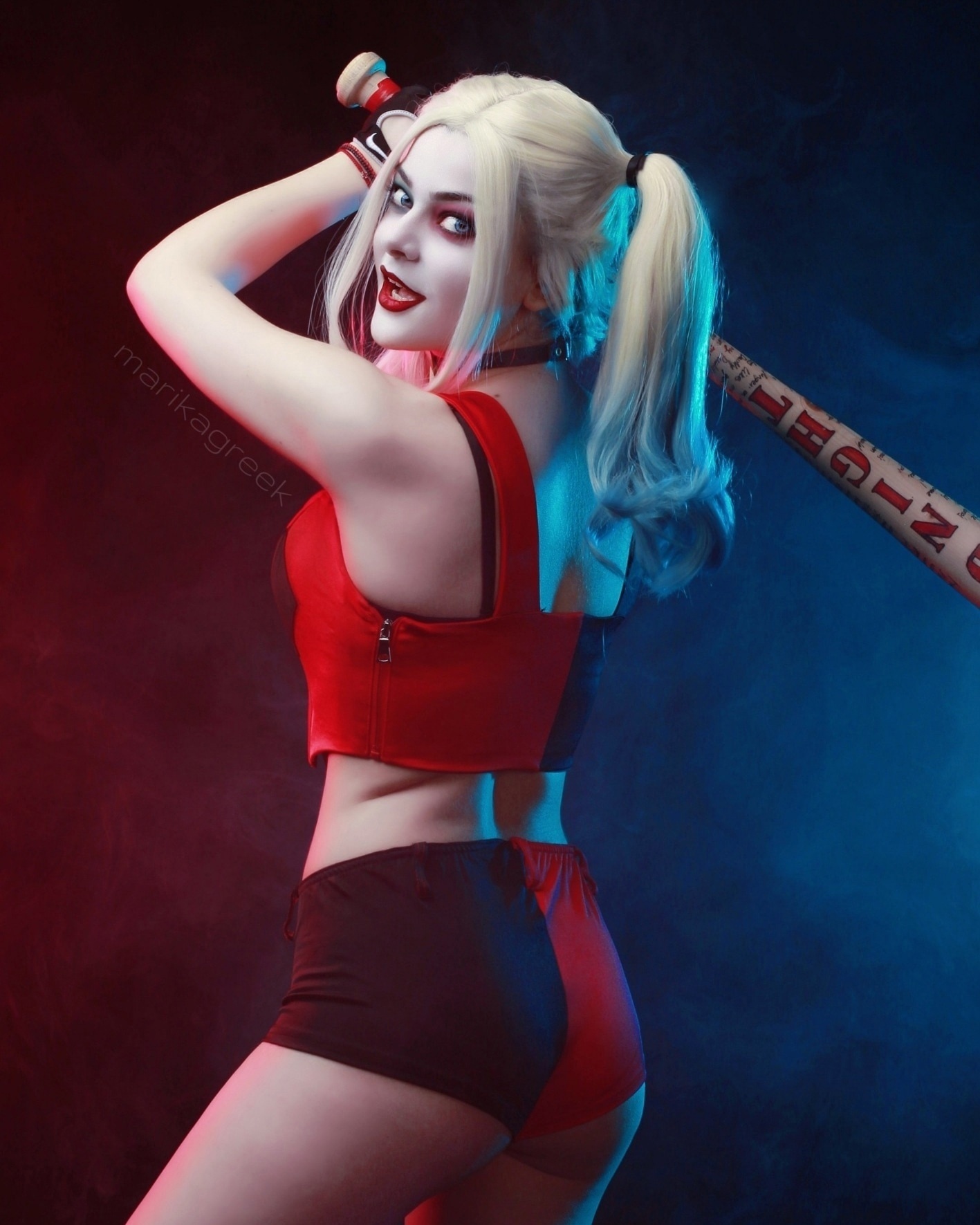 Harley Quinn (MarikaGreek) - Фотография, Фотосессия, Косплееры, Косплей, Харли Квинн, DC Comics, Длиннопост