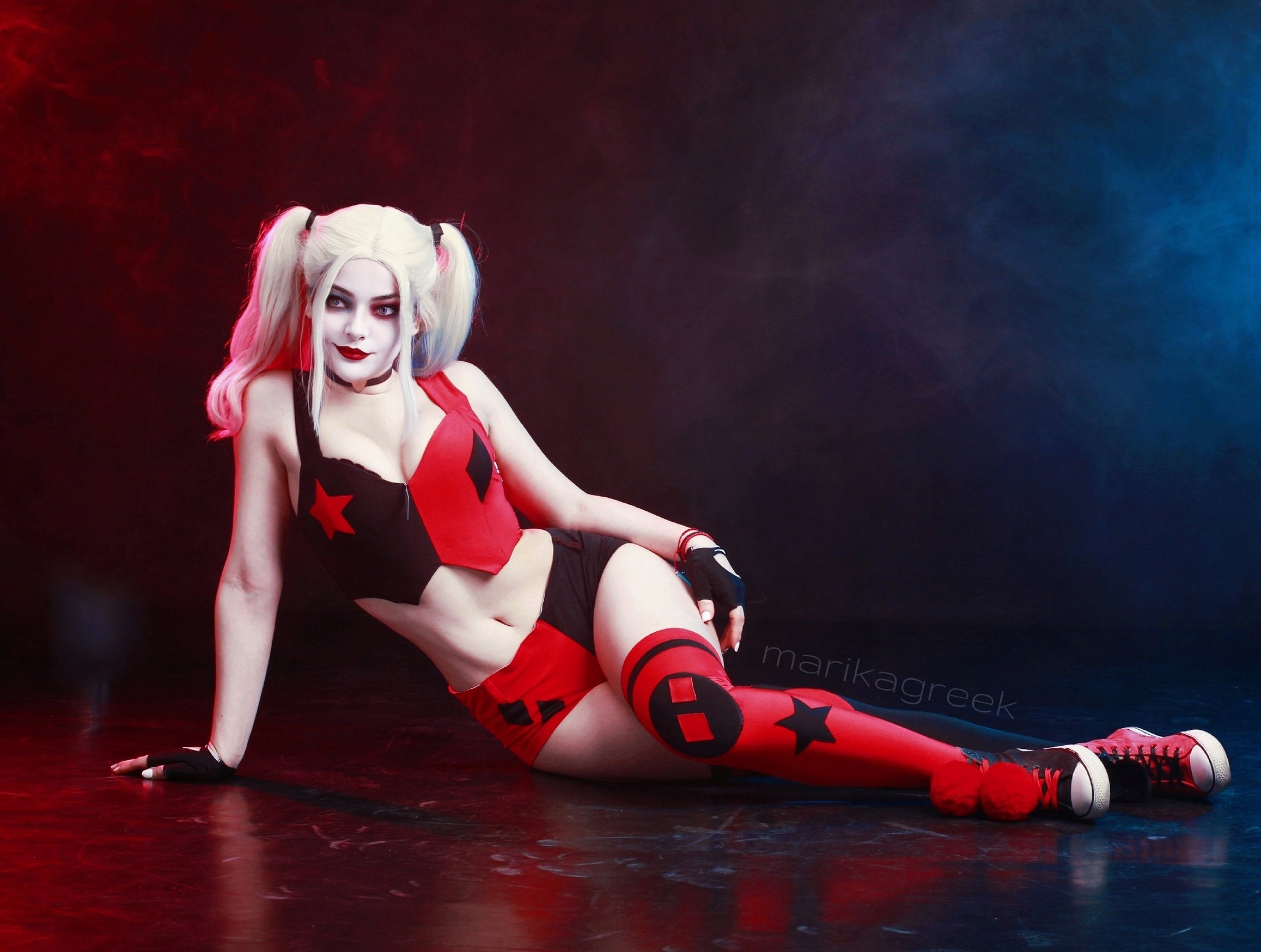 Harley Quinn (MarikaGreek) - Фотография, Фотосессия, Косплееры, Косплей, Харли Квинн, DC Comics, Длиннопост