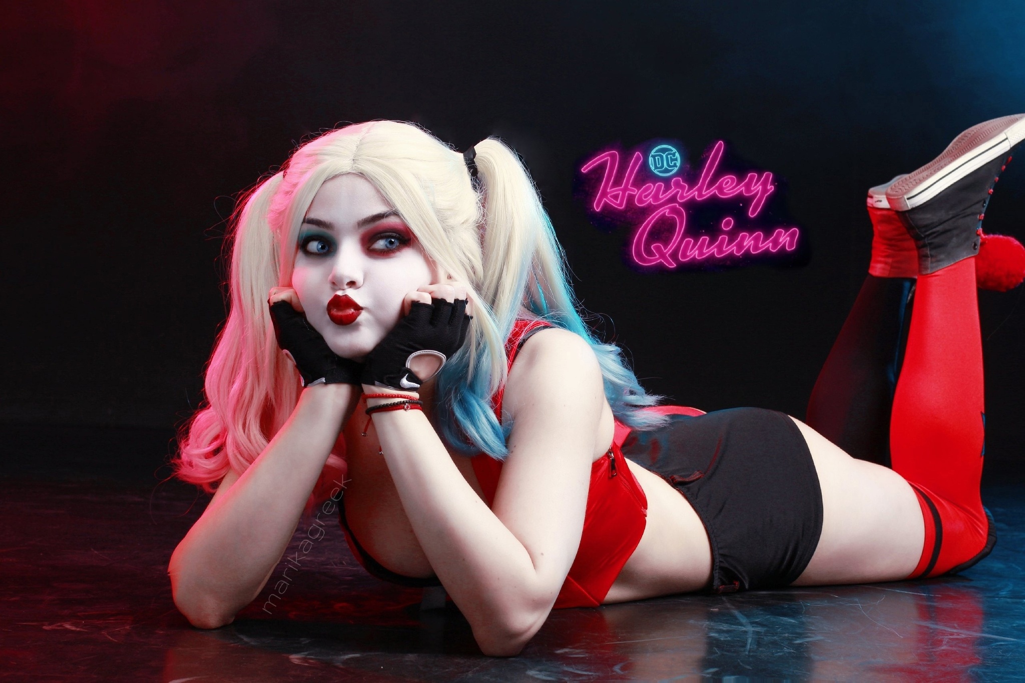 Harley Quinn (MarikaGreek) - Фотография, Фотосессия, Косплееры, Косплей, Харли Квинн, DC Comics, Длиннопост